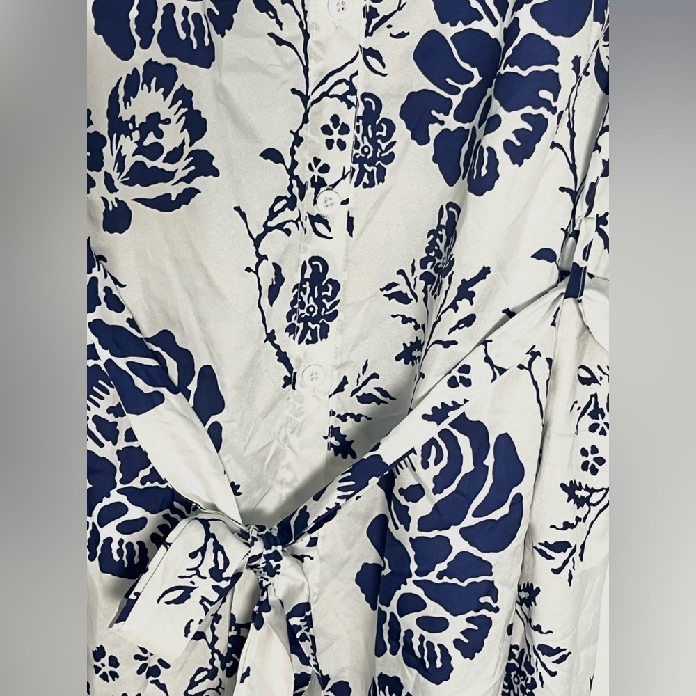 NWOT 3X Shein Curve Floral Shirt Dress - Picture 5 of 7